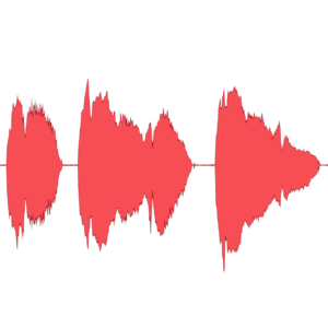 onde audio Voix cheres sans fond